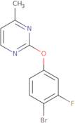 2-(4-Bromo-3-fluorophenoxy)-4-methylpyrimidine