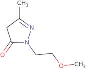 1-(2-Methoxyethyl)-3-methyl-4,5-dihydro-1H-pyrazol-5-one