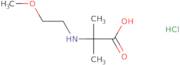 2-[(2-Methoxyethyl)amino]-2-methylpropanoic acid hydrochloride