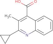 2-Cyclopropyl-3-methylquinoline-4-carboxylic acid