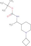 tert-Butyl N-[1-(1-cyclobutylpiperidin-3-yl)ethyl]carbamate