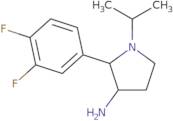 2-(3,4-Difluorophenyl)-1-(propan-2-yl)pyrrolidin-3-amine