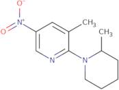 3-Methyl-2-(2-methylpiperidin-1-yl)-5-nitropyridine