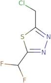 2-(Chloromethyl)-5-(difluoromethyl)-1,3,4-thiadiazole