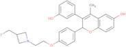 2-[4-[2-[3-(Fluoromethyl)-1-azetidinyl]ethoxy]phenyl]-3-(3-hydroxyphenyl)-4-methyl-2H-1-benzopyr...