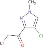 2-Bromo-1-(4-chloro-1-methyl-1H-pyrazol-3-yl)ethanone