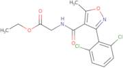 Ethyl 2-({[3-(2,6-dichlorophenyl)-5-methyl-4-isoxazolyl]carbonyl}amino)acetate