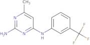 6-Methyl-N4-[3-(trifluoromethyl)phenyl]pyrimidine-2,4-diamine