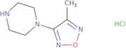 1-(4-Methyl-1,2,5-oxadiazol-3-yl)piperazine hydrochloride