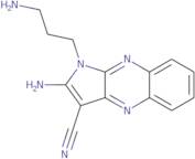 2-Amino-1-(3-amino-propyl)-1H-pyrrolo[2,3-b]quinoxaline-3-carbonitrile