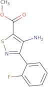 Methyl 4-amino-3-(2-fluorophenyl)-1,2-thiazole-5-carboxylate