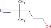 5-Hydroxy-2,2-dimethylpentanenitrile