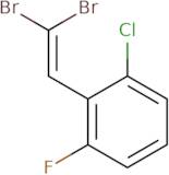 2-(2,2-Dibromovinyl)-1-chloro-3-fluorobenzene