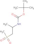 tert-Butyl N-(1-methanesulfonylpropan-2-yl)carbamate