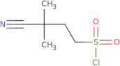 3-Cyano-3,3-dimethylpropane-1-sulfonyl chloride