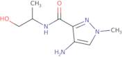 4-Amino-N-(1-hydroxypropan-2-yl)-1-methyl-1H-pyrazole-3-carboxamide