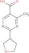 4-Methyl-2-(oxolan-3-yl)pyrimidine-5-carboxylic acid