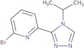 2-Bromo-6-(4-isopropyl-4H-1,2,4-triazol-3-yl)pyridine