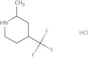 rac-(2R,4R)-2-Methyl-4-(trifluoromethyl)piperidine hydrochloride, cis