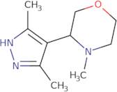 3-(3,5-Dimethyl-1H-pyrazol-4-yl)-4-methylmorpholine