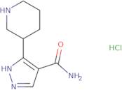 3-(Piperidin-3-yl)-1H-pyrazole-4-carboxamide hydrochloride