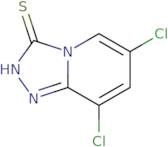 6,8-Dichloro-[1,2,4]triazolo[4,3-a]pyridine-3-thiol