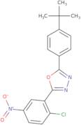 2-[4-(tert-Butyl)phenyl]-5-(2-chloro-5-nitrophenyl)-1,3,4-oxadiazole