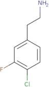 2-(4-Chloro-3-fluorophenyl)ethan-1-amine