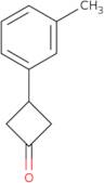 3-(3-Methylphenyl)cyclobutan-1-one