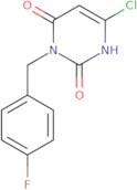 6-Chloro-3-[(4-fluorophenyl)methyl]-1,2,3,4-tetrahydropyrimidine-2,4-dione