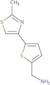 [5-(2-Methyl-1,3-thiazol-4-yl)thiophen-2-yl]methanamine