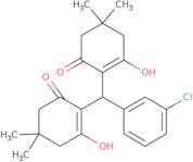 2-((3-chlorophenyl)(6-hydroxy-4,4-dimethyl-2-oxocyclohex-1-enyl)methyl)-3-hydroxy-5,5-dimethylcycl…