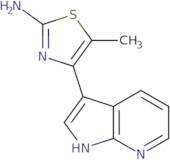 5-Methyl-4-{1H-pyrrolo[2,3-b]pyridin-3-yl}-1,3-thiazol-2-amine