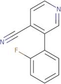 3-(2-Fluorophenyl)pyridine-4-carbonitrile