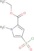 Ethyl 4-(chlorosulfonyl)-1-methyl-1H-pyrrole-2-carboxylate
