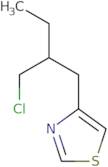 4-[2-(Chloromethyl)butyl]-1,3-thiazole