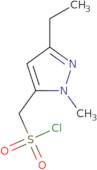 (3-Ethyl-1-methyl-1H-pyrazol-5-yl)methanesulfonyl chloride