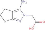 2-(3-Amino-5,6-dihydro-4H-cyclopenta[C]pyrazol-2-yl)acetic acid