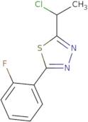 2-(1-Chloroethyl)-5-(2-fluorophenyl)-1,3,4-thiadiazole