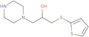 1-(Piperazin-1-yl)-3-(thiophen-2-ylthio)propan-2-ol