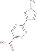 2-(1-Methyl-1H-pyrazol-3-yl)pyrimidine-5-carboxylic acid