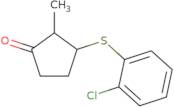 3-(2-Chlorophenyl)sulfanyl-2-methylcyclopentan-1-one