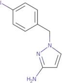 1-[(4-Iodophenyl)methyl]pyrazol-3-amine