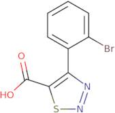 4-(2-Bromophenyl)-1,2,3-thiadiazole-5-carboxylic acid