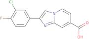 2-(3-Chloro-4-fluorophenyl)imidazo[1,2-a]pyridine-7-carboxylic acid