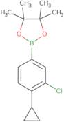 2-(3-Chloro-4-cyclopropylphenyl)-4,4,5,5-tetramethyl-1,3,2-dioxaborolane