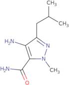 4-Amino-1-methyl-3-(2-methylpropyl)-1H-pyrazole-5-carboxamide