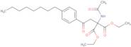 Diethyl 2-acetamido-2-[2-(4-octylphenyl)-2-oxo-ethyl]malonate
