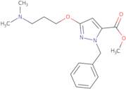 Methyl 1-benzyl-3-(3-(dimethylamino)propoxy)-1H-pyrazole-5-carboxylate