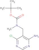 4-Amino-5-[[(Boc)(methyl)amino]methyl]-6-chloropyrimidine